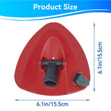Replacement Handle & Triangle Base Set Compatible with O-Cedar EasyWring 1-Tank Spin Mop — 48" Extendable, with Clean Head
