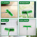 Dry Sweeping Cloths Compatible with Swiffer Sweeper — Heavy-Duty Disposable Refills, Unscented, 100 Count
