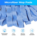 Commercial Microfiber Wet Mop Refills Compatible with O-Cedar QuickWring — Machine Washable, 3 Pack
