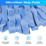 Replacement Handle & Microfiber Mop Refill Set Compatible with O-Cedar QuickWring Commercial Wet Mop — Adjustable 22-46", 2 Refills